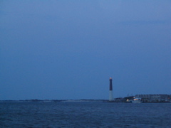 sunset on Barnagut Lighthouse 081004