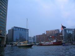 anchored in Baltimores Inner Harbor 081904