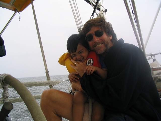 091404 Baby (and daddy) on Board (to Hampton, VA)