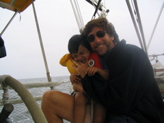 091404 Baby (and daddy) on Board (to Hampton, VA)