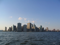 leaving the east river & NYC 080804